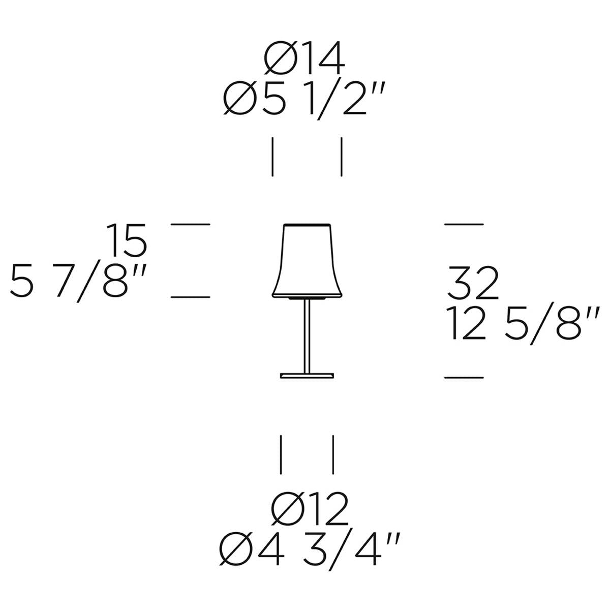 Cloche T Table Lamp Specifications