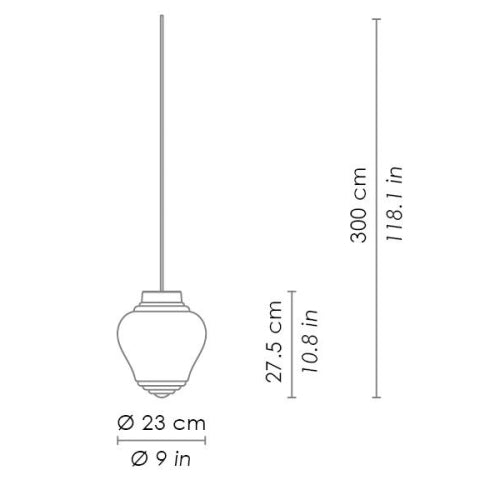 Clyde 118.1 inch Pendant Light