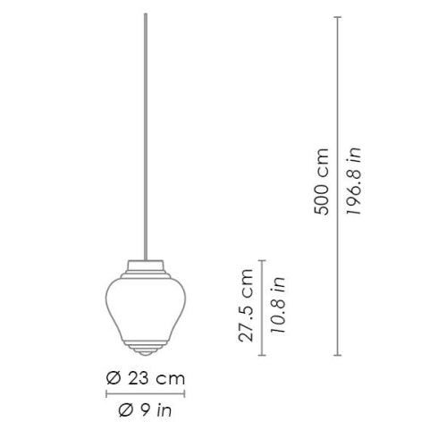 Clyde 196.8 inch Pendant Light