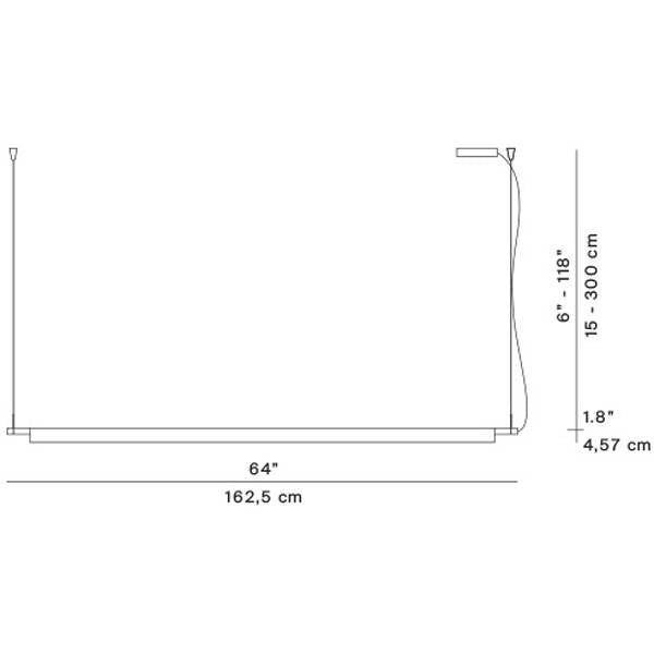 Compendium LED Linear Suspension by Luceplan