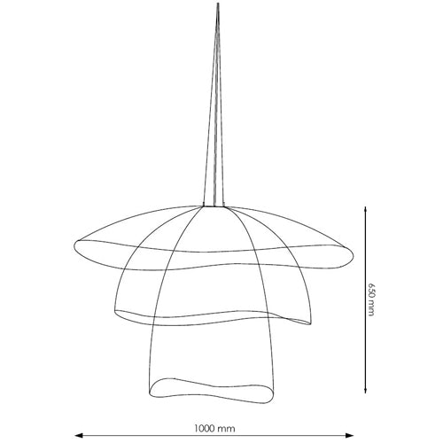 Papillon Large Suspension by Forestier