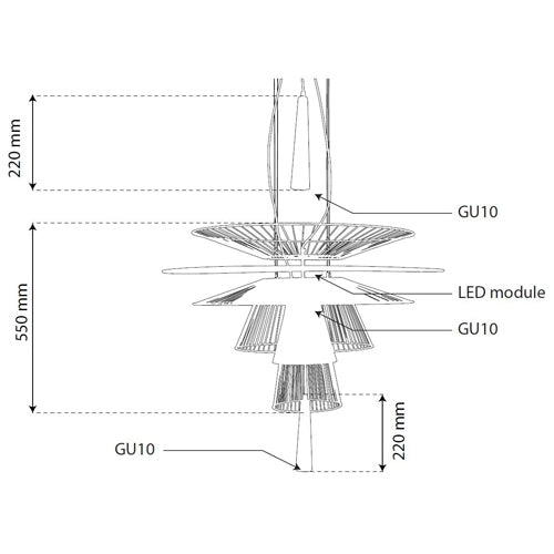 Gravity 1 Suspension by Forestier