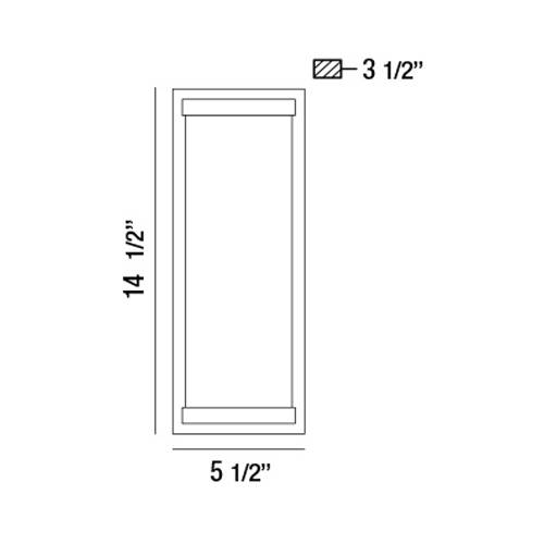 Paradiso Outdoor LED Wall Sconce by Eurofase