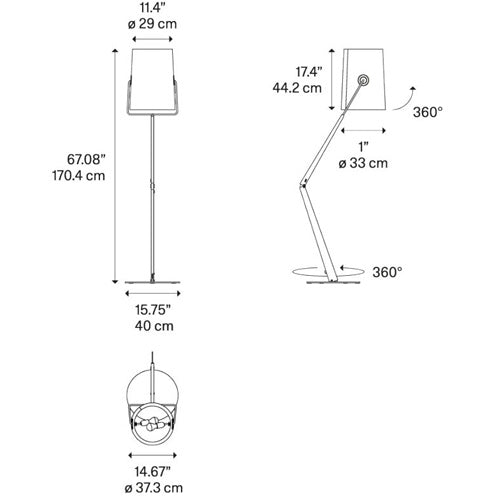 Fork Floor Lamp by Diesel