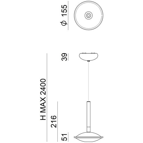 Hologram Pendant by Linea Light