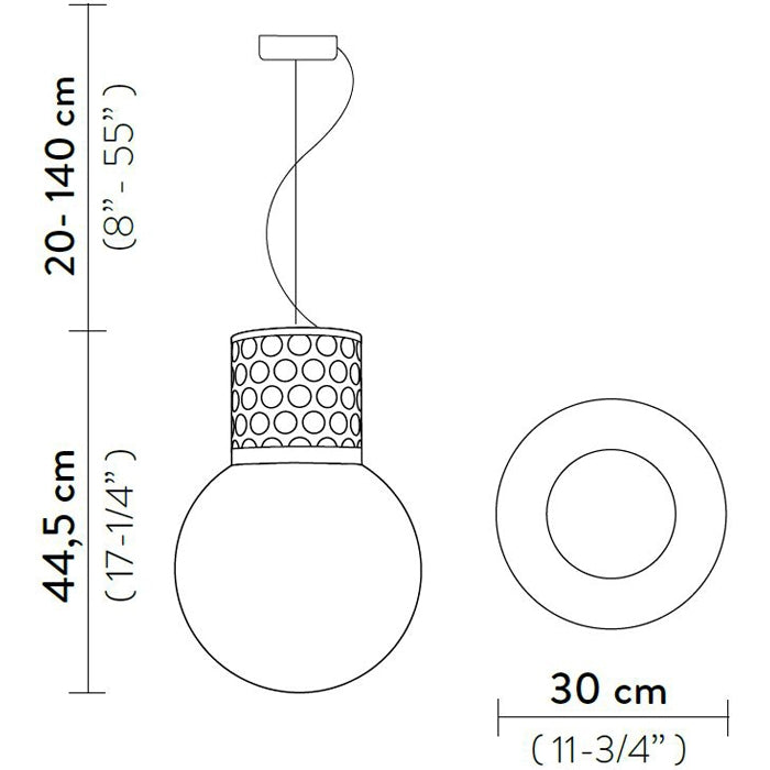 Atmosfera Pendant by Slamp