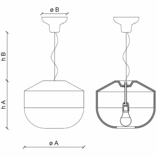 Bellota C2541 Pendant by Ferroluce