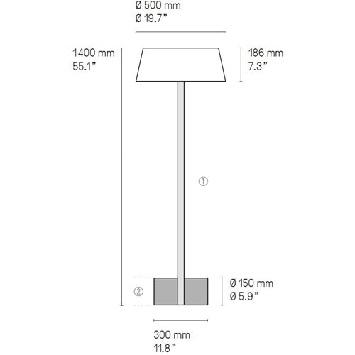 Calee XS Floor Lamp by CVL