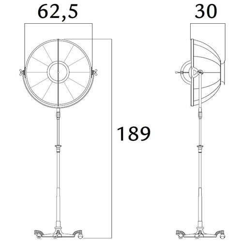 Atelier 63 Floor Lamp by Fortuny