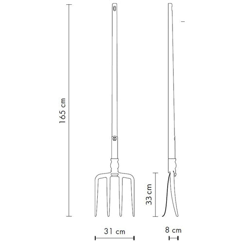 Tobia Pitchfork Floor Lamp by Karman