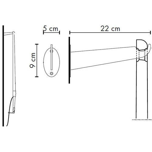 Tobia Wall Hook by Karman