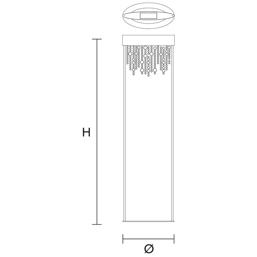 Ola STL2 Floor Lamp by Masiero