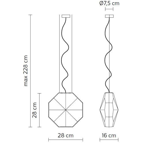 24 Karati Octagonal Pendant by Karman