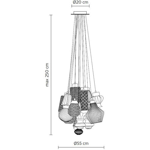 Ceraunavolta Medium Pendant by Karman