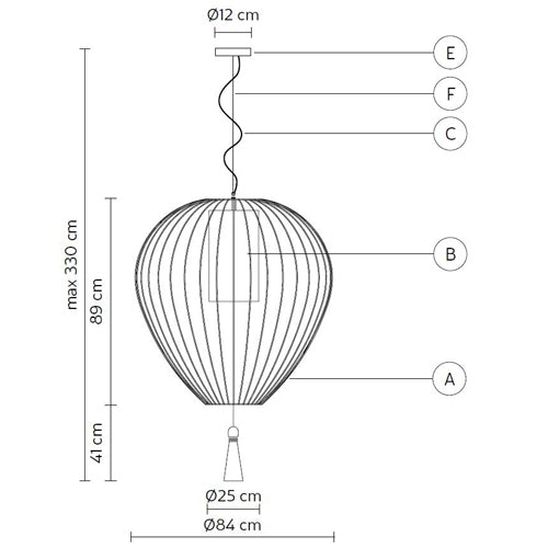 Cell Large Indoor Pendant by Karman