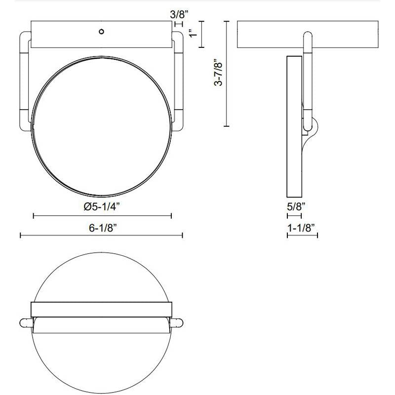 Novel Ceiling Light by Kuzco