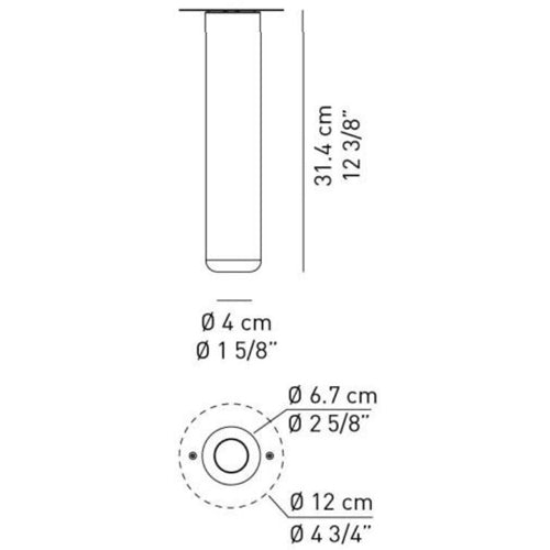 Urban Large Mini Ceiling Light by Axo Light