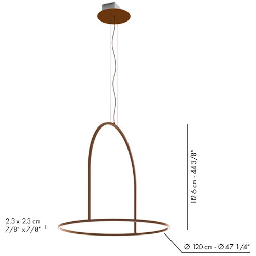 U-Light X-Large Pendant by Axo Light