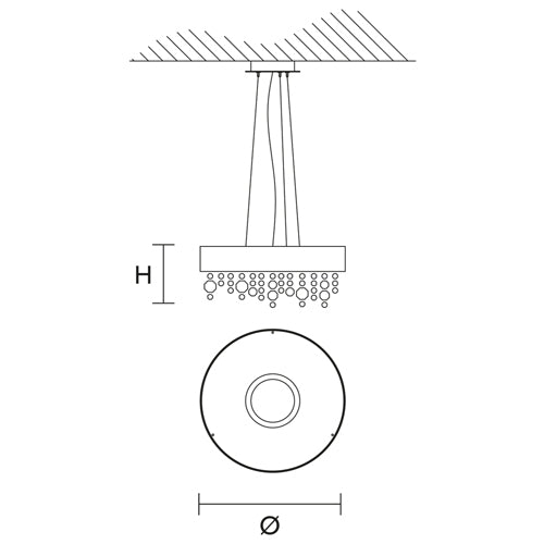 Ola S6 Small Pendant by Masiero