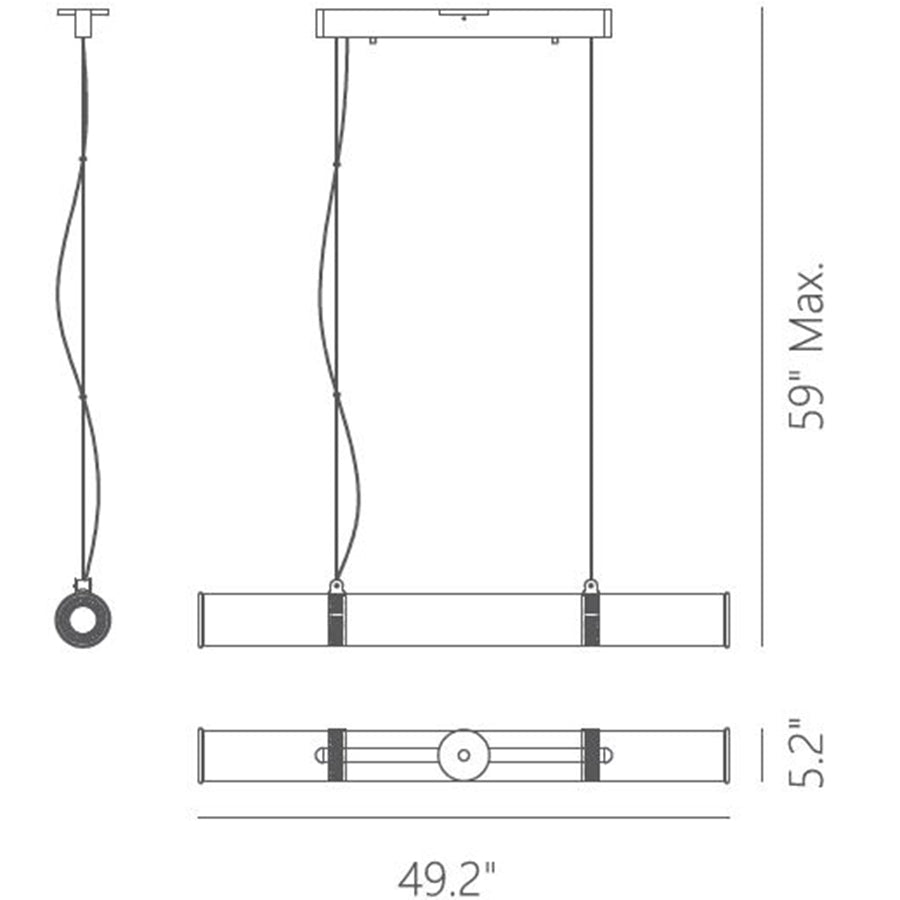 Diamante Medium Pendant Specifications