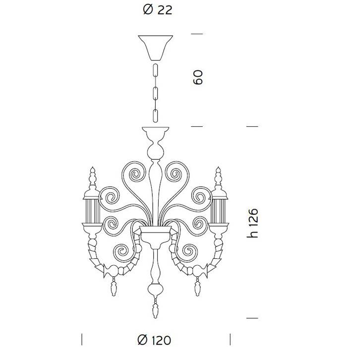 Bucintoro Large Chandelier