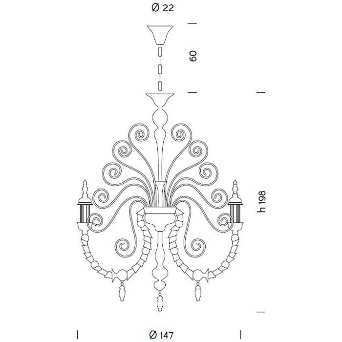 Bucintoro X-Large Chandelier