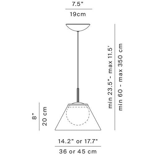 Cappuccina LED Pendant by Luceplan