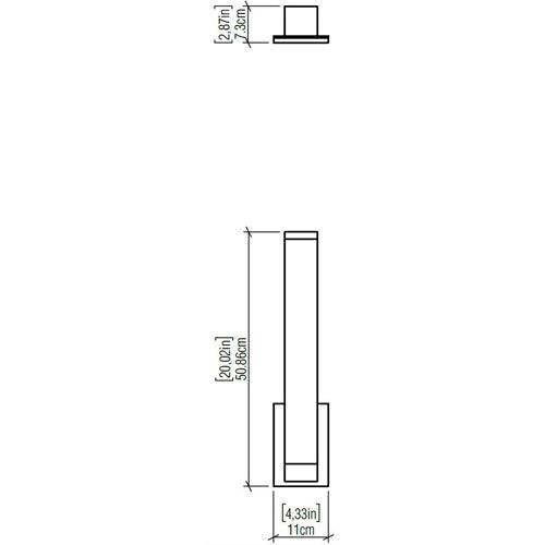 Clean Line 4130-33 Small Wall Sconce by Accord