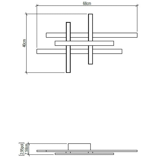 Crossroads Large Wall Sconce by Accord