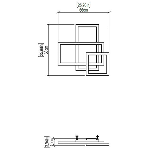 Frame Small Ceiling Light by Accord