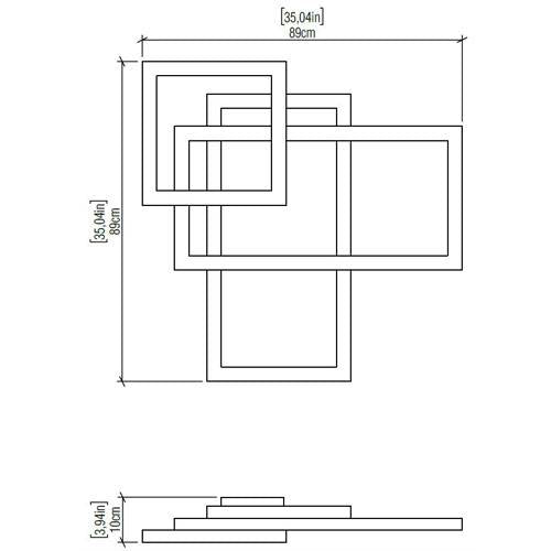 Frame Medium Wall Sconce by Accord