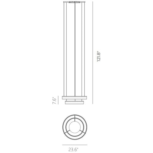 Halo 2 Light Small Pendant by Page One