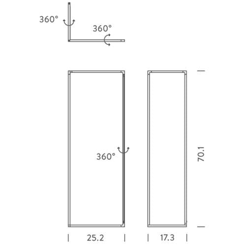 Spigolo Floor Lamp by Nemo