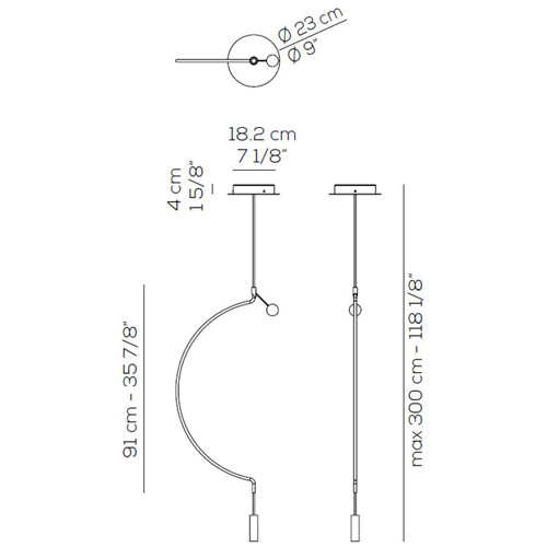 Liaison USLIAIX 1 Medium Suspension by Axo Light