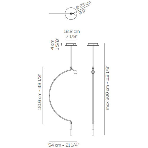 Liaison USLIAIX 1 Large Suspension by Axo Light