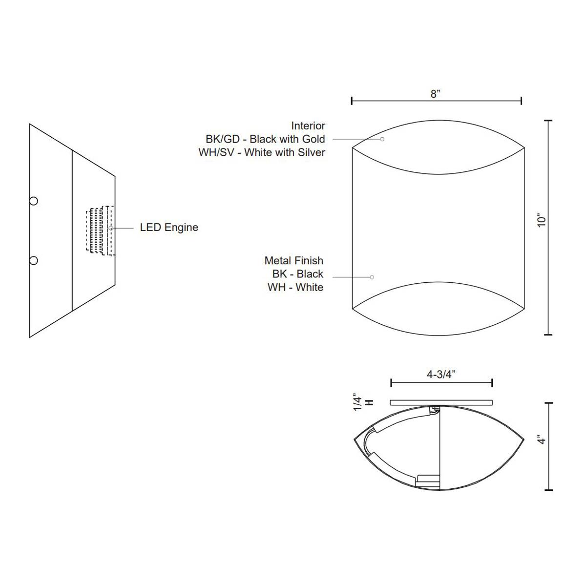 Preston LED Wall Sconce by Kuzco Lighting