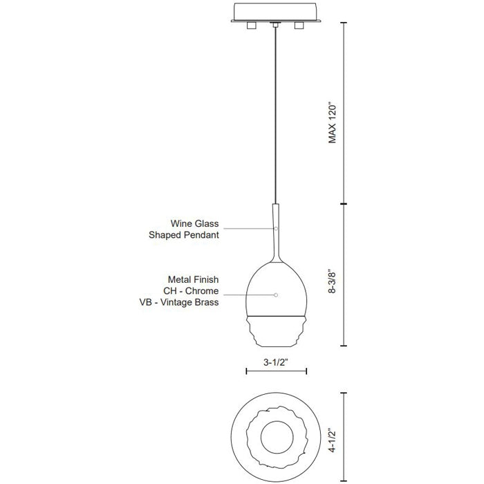 Roma Pendant by Kuzco Lighting