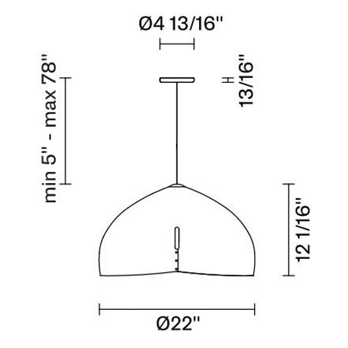 Oru Pendant Wide