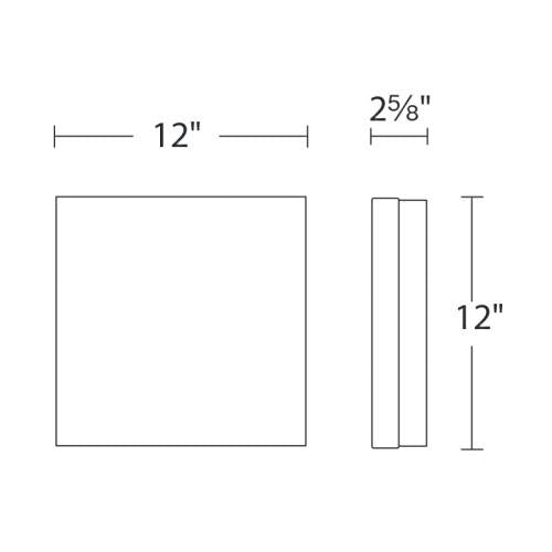 Matrix LED Flush Mount Large