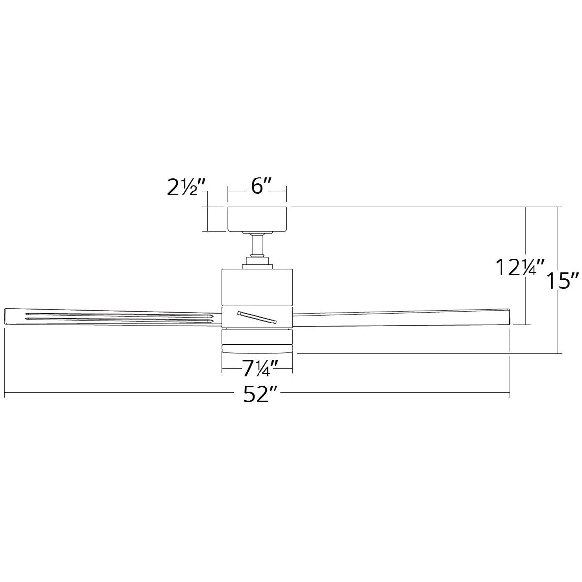 Axis 52 Ceiling Fan Specifications