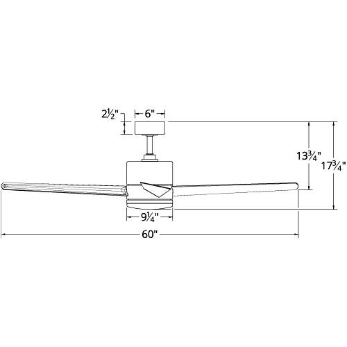 Windflower 60 Ceiling Fan with Light