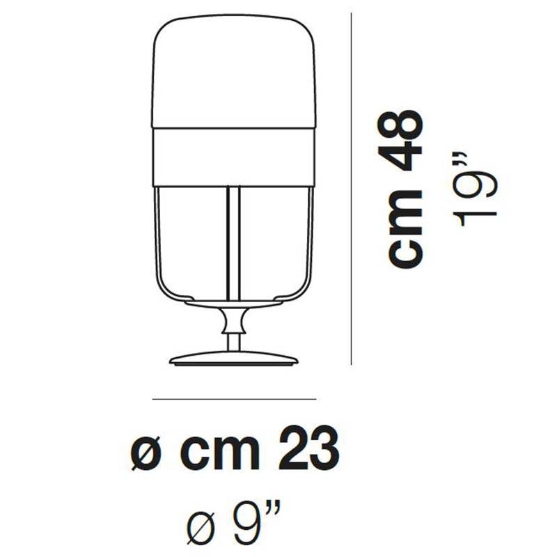 Futura Medium Table Lamp Specifications