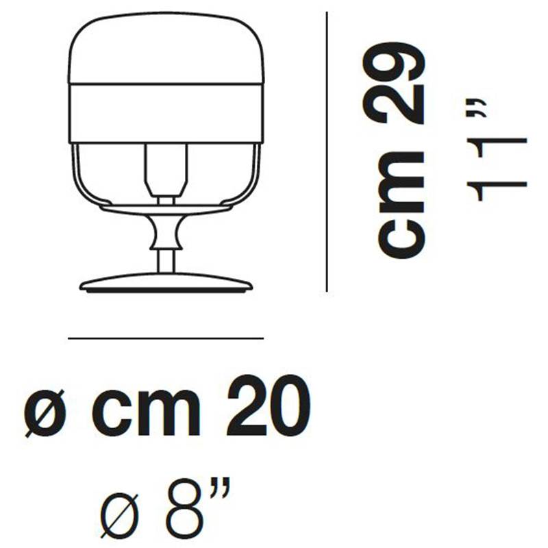Futura Small Table Lamp Specifications