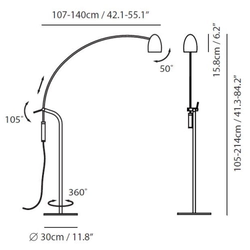 Hercules LED Floor Lamp