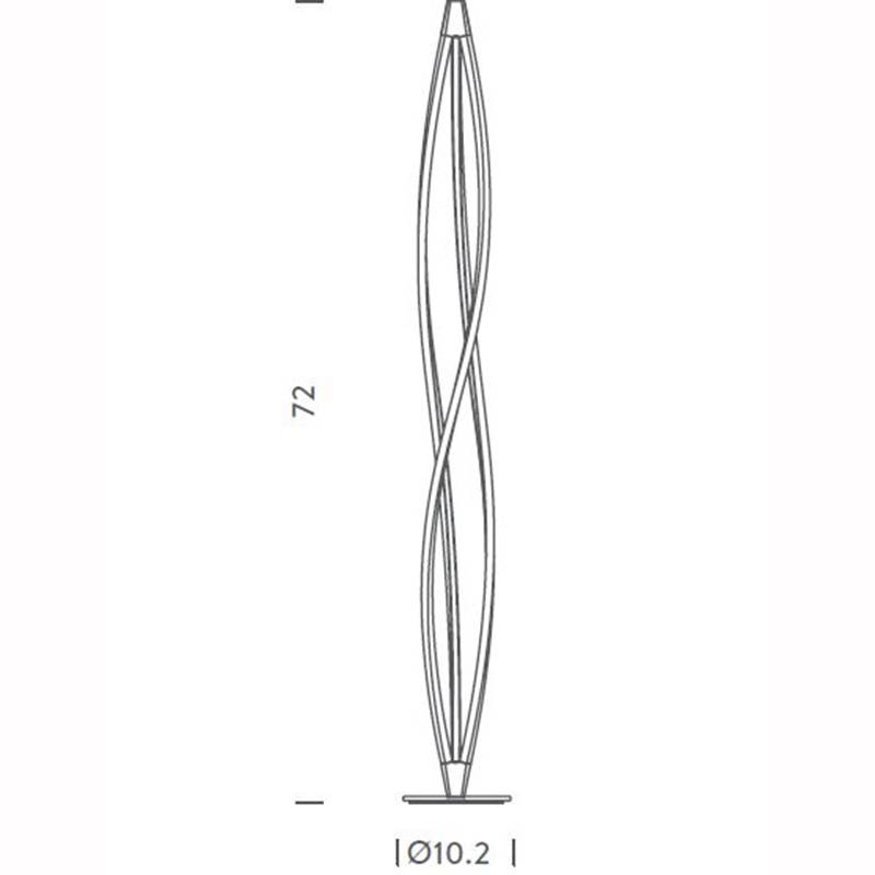 In the Wind LED Floor Lamp Specifications