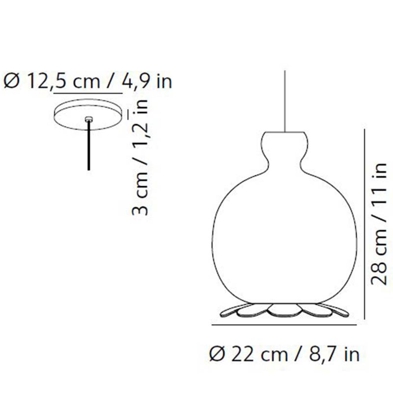 Opyo Pendant Light Specifications