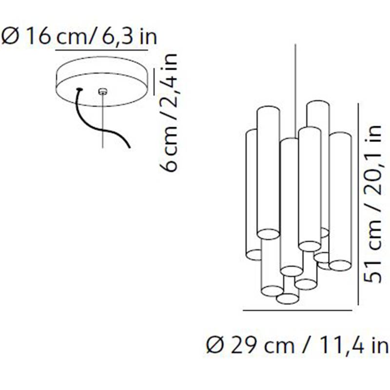 Toot Suspension Light Specifications