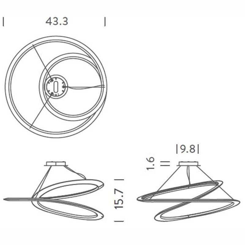 Kepler Suspension Lamp Specifications