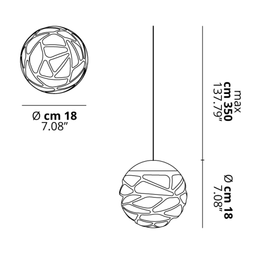 Kelly Cluster Sphere Pendant