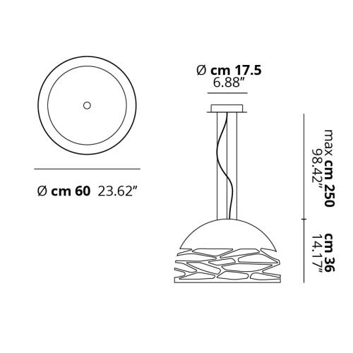 Kelly Dome Pendant Medium